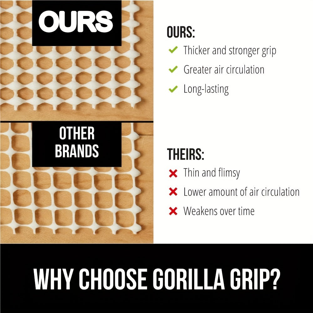 Mustahkam va oson o'rnatiladigan sirpanmaydigan gilam ushlagich pad - Qattiq pollarda joylashgan maydon gilamining xavfsiz joylashishi uchun qo'shimcha kuchli ushlashni ta'minlaydi - Uy dekorini yaxshilash uchun mukammal