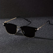 Men's Punk-Style Metal Glasses with Stylish Frame