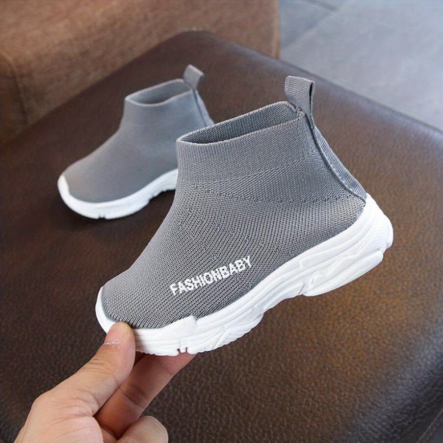 Girls Breathable Ankle Boots Non-Slip Platform Shoes for Spring and Autumn