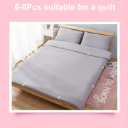 Set of 12 Non-slip Quilt Fixers for Bed Sheets Duvet Covers Curtains Clothes