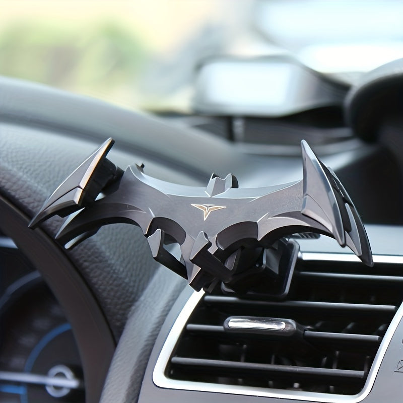 Universal Bat-Shaped Car Phone Holder ABS Material Gravity Vent Mount