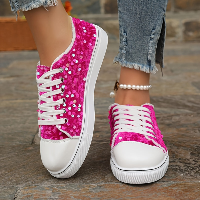 Women's Casual Outdoor Shoes Fabric Low-Top Sports Sneakers