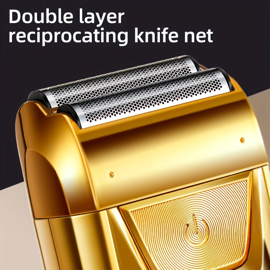 Перезаряжаемая электрическая фольговая бритва для мужчин, идеально подходит для Дня отца.