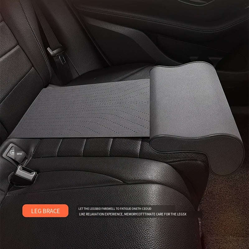 Memory Foam Car Leg Rest & Seat Cushion Ergonomic Folding Support