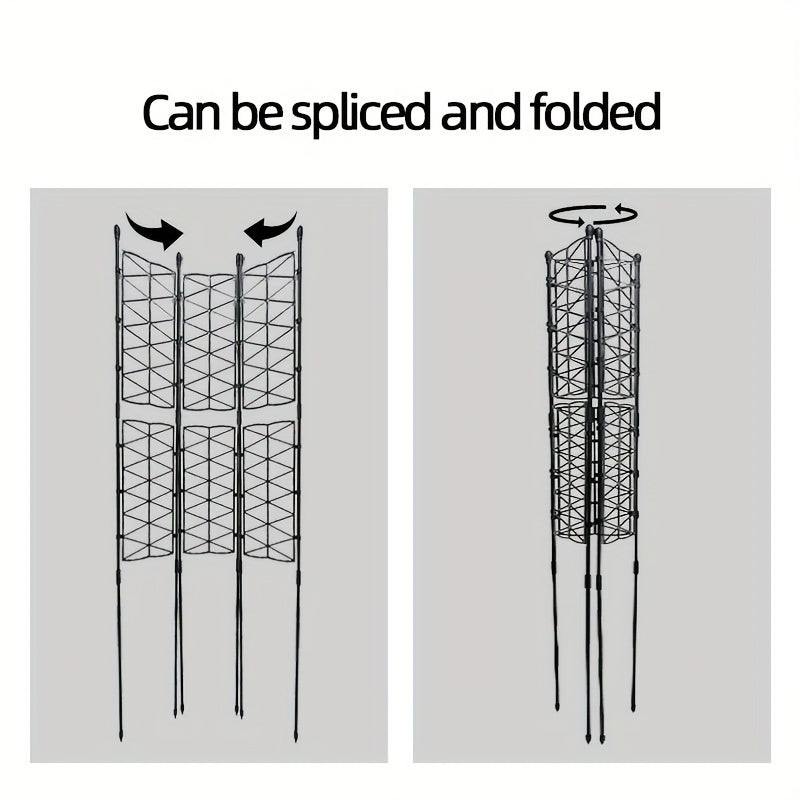 Европейский стиль железной проволочной решетки для цветов для вьющихся растений, роз и лотосов, для использования внутри и снаружи, садовая опора