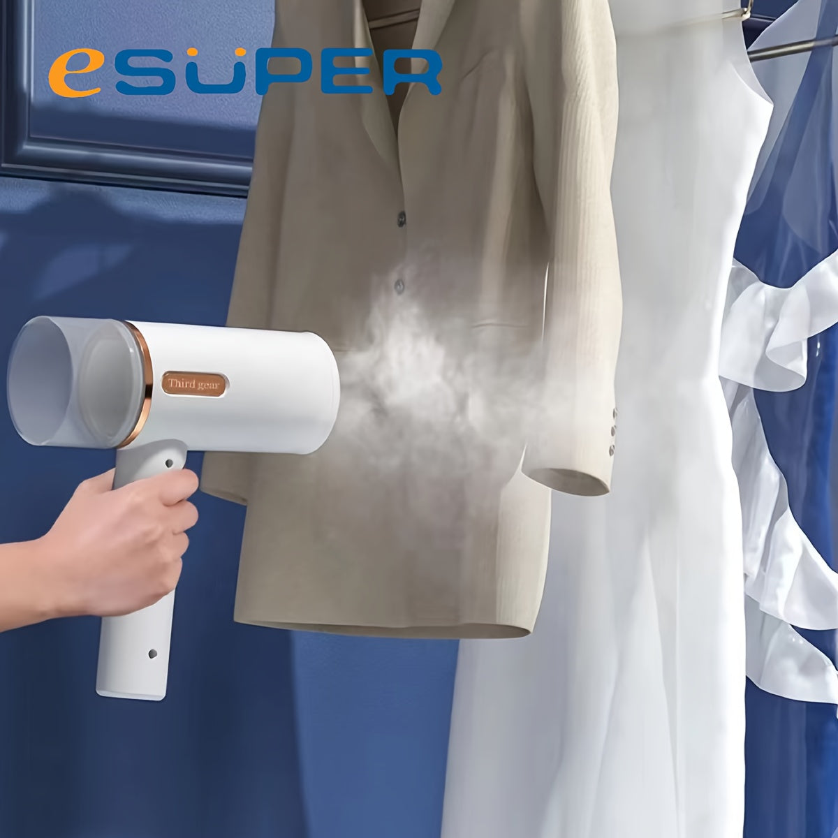 2-in-1 Wall-Mounted Garment Steamer 1600W EU