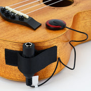 Professional Piezoelectric Contact Pickup for Acoustic Guitars Ukuleles Harps and Banjos Red Black
