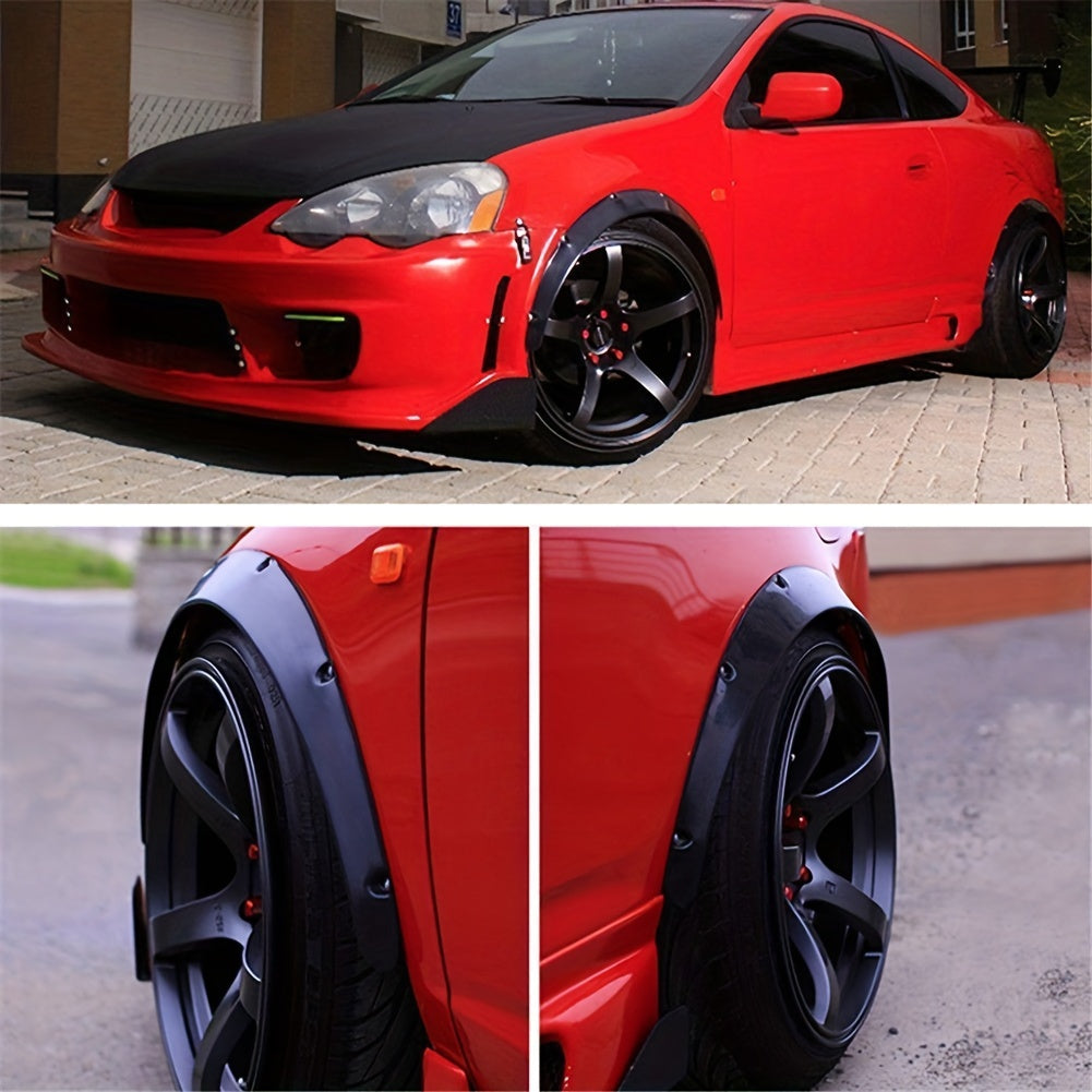 Universal Car Wide Body Wheel Arch Extensions Plastic Fender Liners Off-Road SUVs Sedans