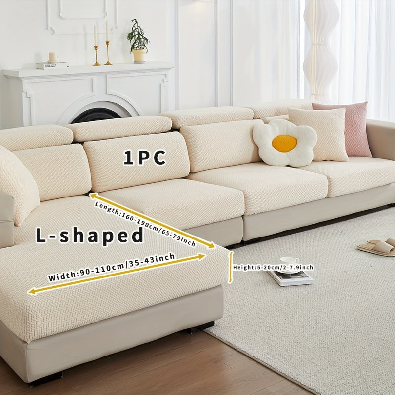Чехол на диван для украшения гостиной, водонепроницаемый растягивающийся чехол на диван 70x70 дюймов