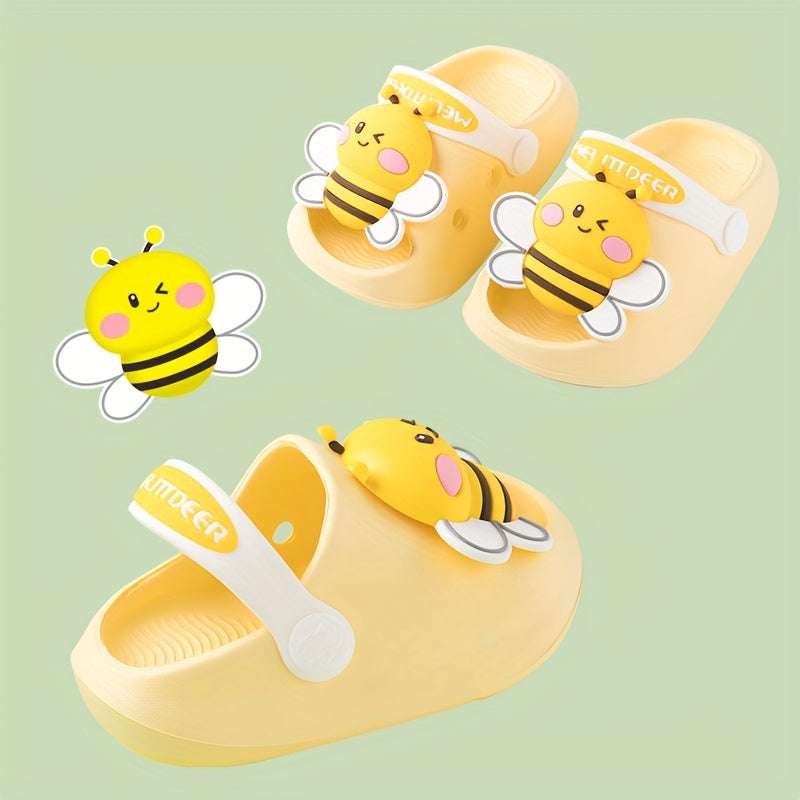 Kids' Cartoon Water Shoes for Boys and Girls Ages 3-6 Non-Slip EVA Beach Sandals