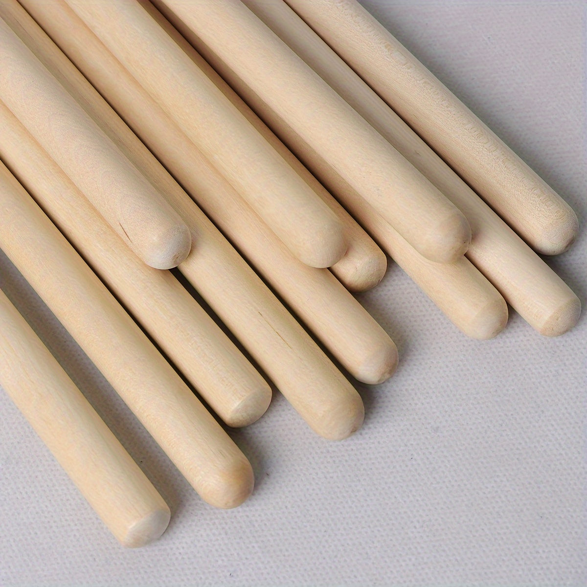 Maple Wood Drumsticks Tandem Set in Camel and Khaki Multiple Sizes