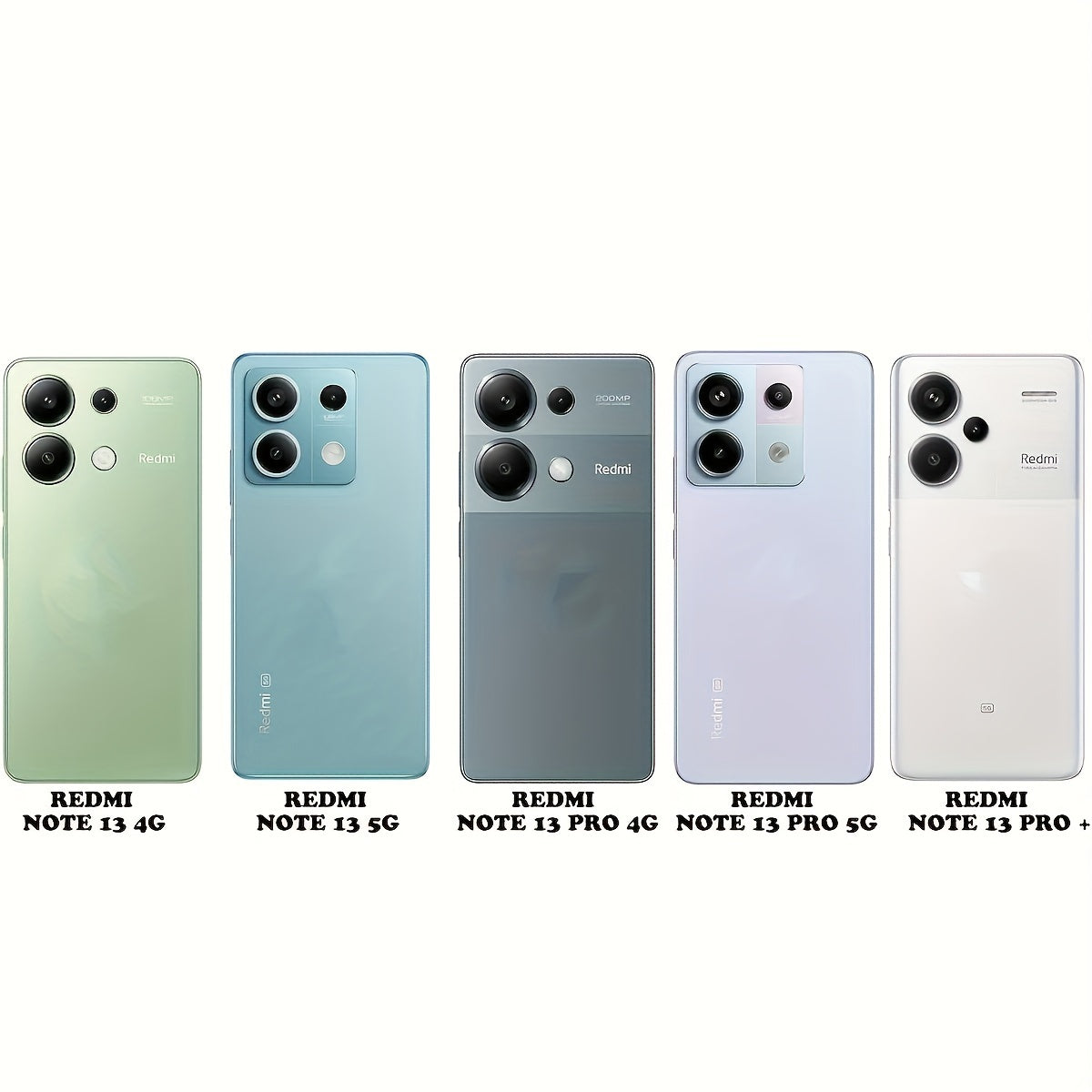 360 Full Body Phone Case for Xiaomi Models with Double Transparent Cover and Screen Protector