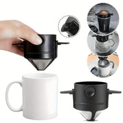 Qora portativ quvur bilan quvurlar uchun quvur bilan yig'iladigan va qayta ishlatiladigan zanglamaydigan po'latdan yasalgan infuzor bilan yig'iladigan dizaynga ega