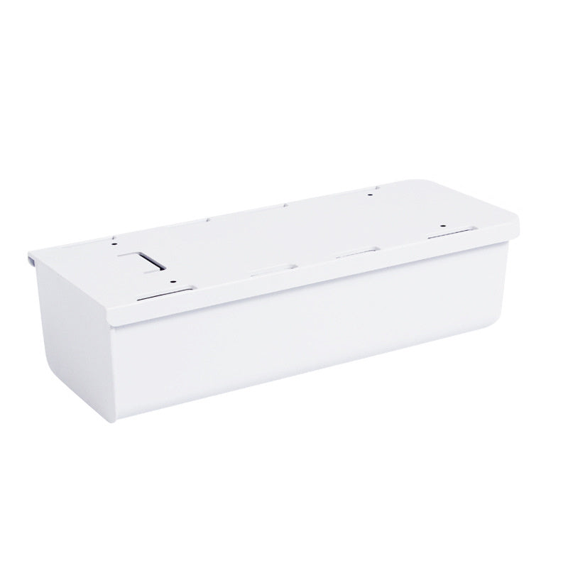 Deep Under Table Drawer Storage Box Gray White for Office Desk Organization