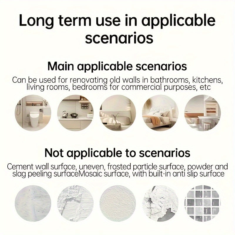 20 dona oq marmar vinil plitkalar oshxona va hammom uchun orqa panel uchun 59.97x30 sm peel and stick