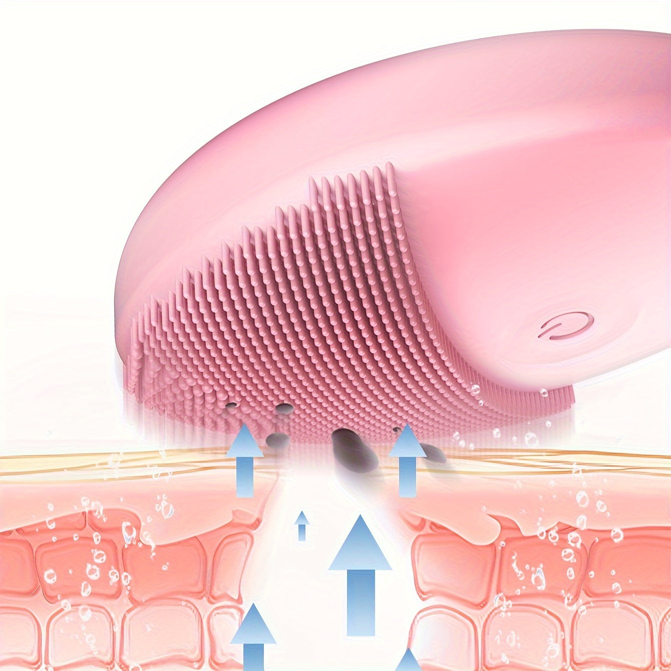 Electric Facial Cleansing Brush for Gentle Exfoliation Deep Cleaning and Massaging