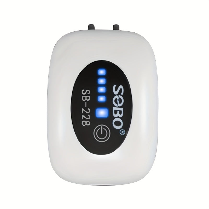 Portable Aquarium Air Pump with Rechargeable 2600mAh Battery Silent Mode for Fish Tanks and Outdoor Aquariums