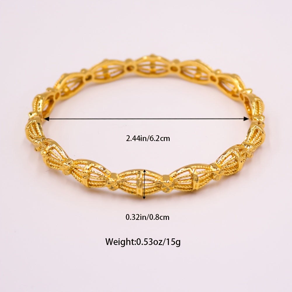 4 ta uslubiy va jozibador qotishma bilakuzuklar to'plami - Har kuni kiyish va maxsus tadbirlar uchun ko'p maqsadli aksessuarlar, partiyalar va festivallar uchun ideal