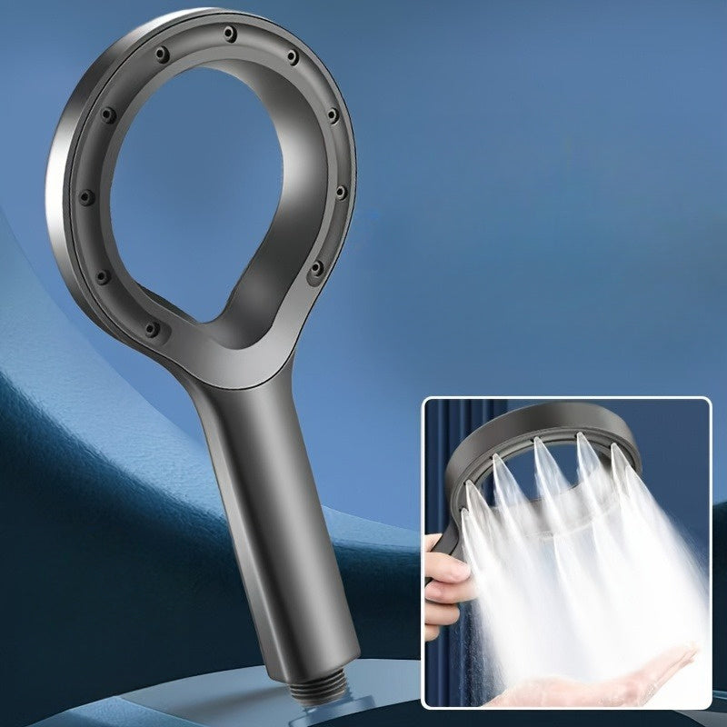 Душевая насадка для воды с экономией воды, с высоким давлением, туманным распылением, дизайном в виде звездного кольца