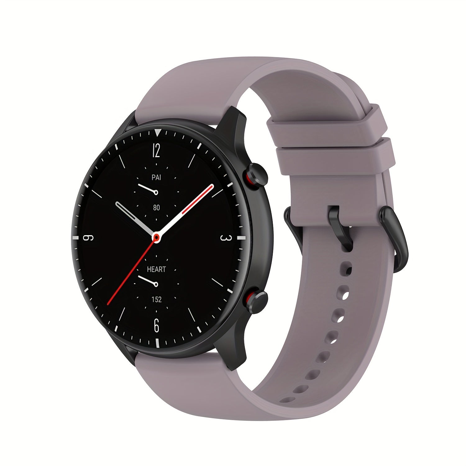 Silicone Smartwatch Band 20mm 22mm Adjustable Butterfly Clasp Compatible with Various Brands