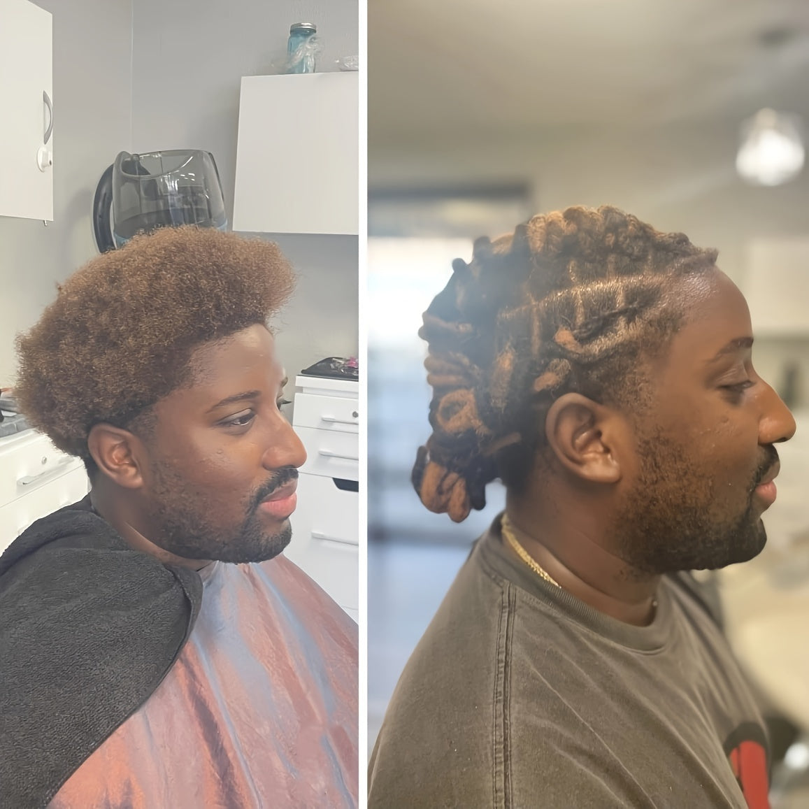 Handmade Dreadlocks Extensions 10 Strands Human Hair Dyeable Curly Twisted