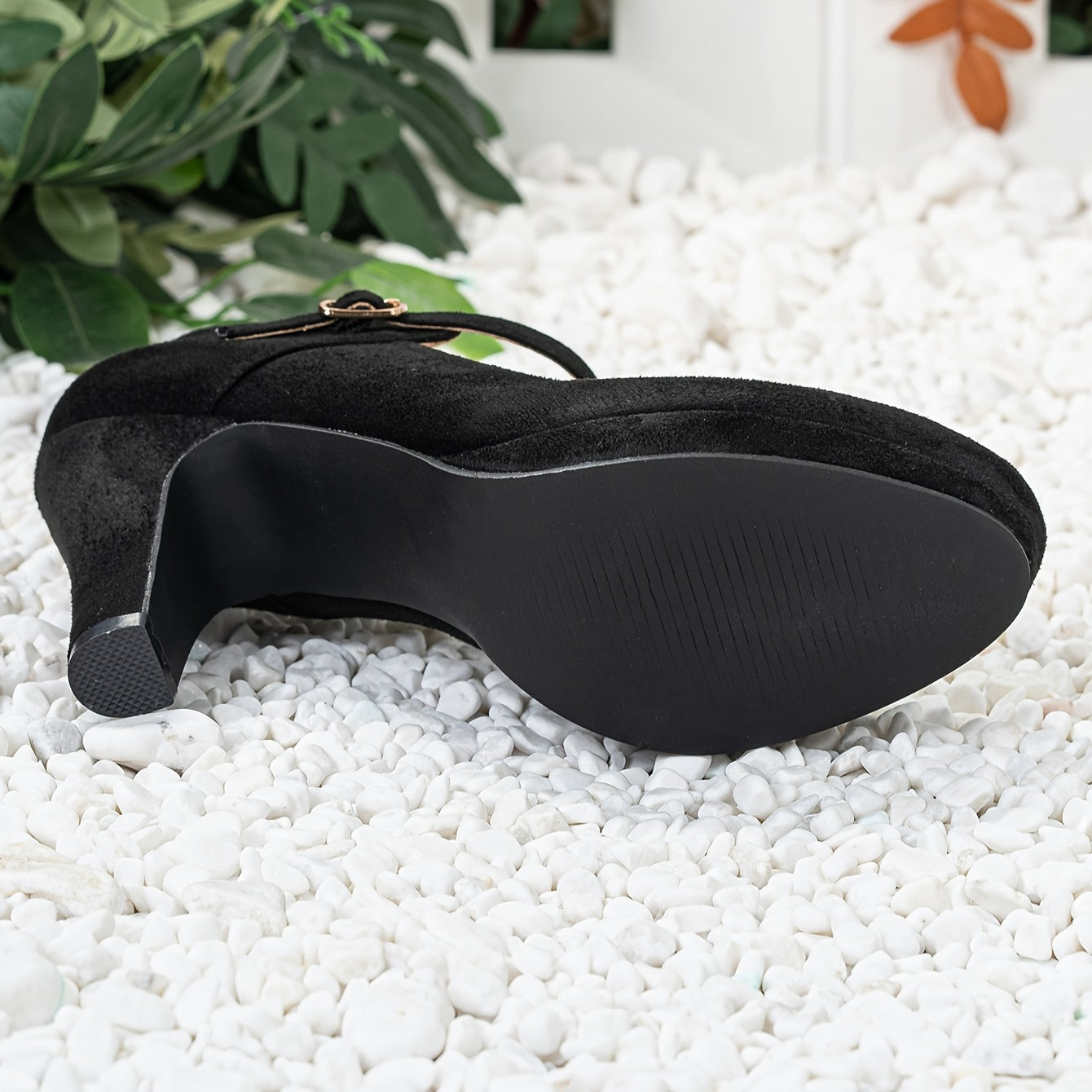 Women High Heel Platform Shoes Elegant Party Dress Heel Black Size 7