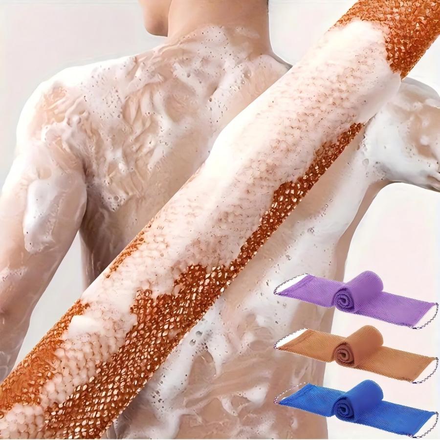 African Nylon Exfoliating Bath Towel for Dead Skin Removal Quick-Dry Lightweight Travel Bathroom