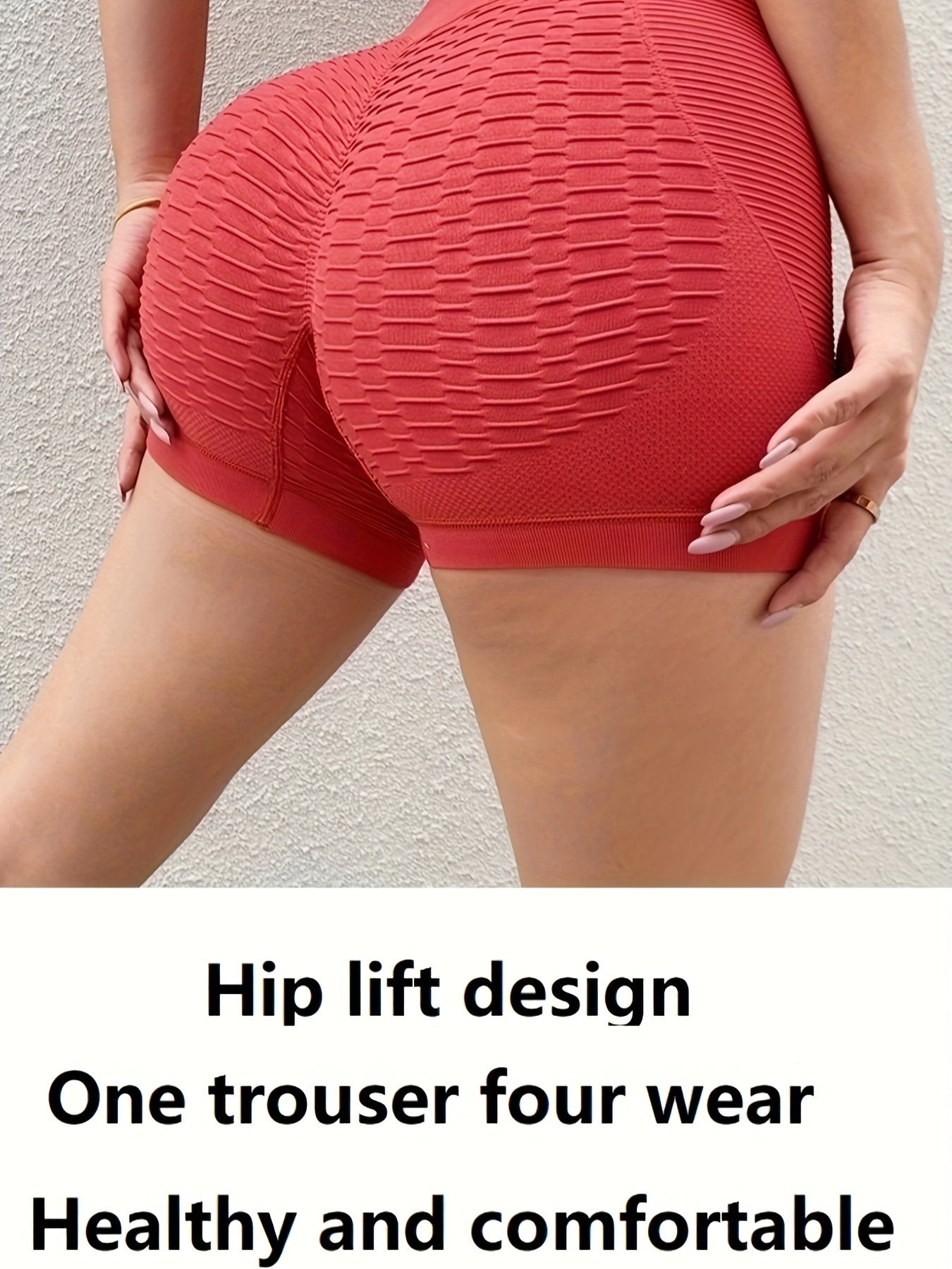 Women's Fitness Pants Pack of 6 High Waist Yoga Running Shapewear Solid Color Size M-XXXL