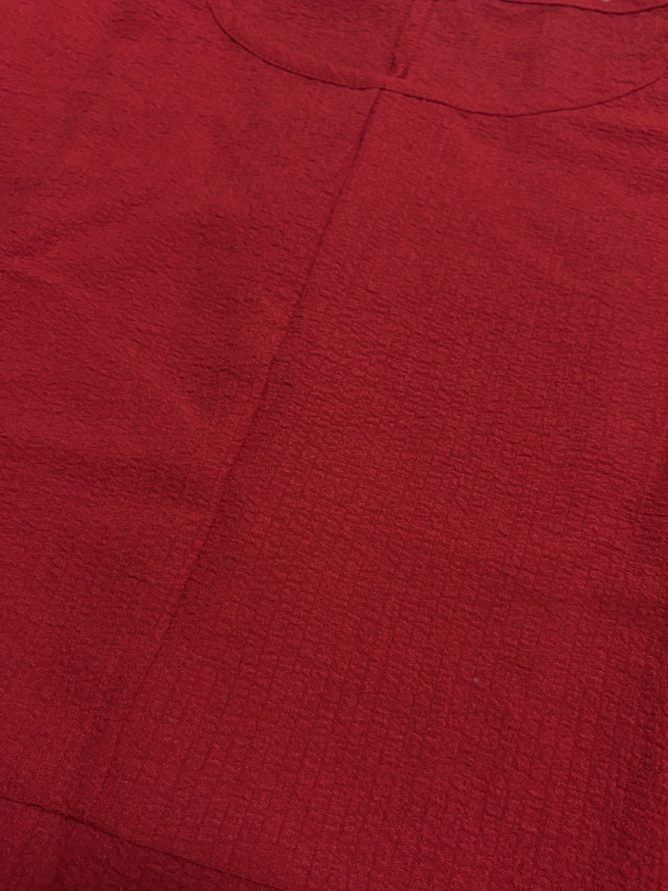 Plus o'lcham ayollar bluzasi, yengil, bir rangli, uzun yengli, bo'lakli ko'ylak