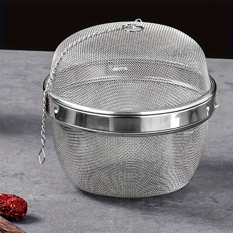 Naychali po'latdan yasalgan choy infuzorlari - 304 to'plami, ko'p funksiyali to'rli o'tlar to'plari, qulflanadigan choy infuzori ziravor filtrlari bo'sh bargli choy va ziravorlar uchun - zarur oshxona aksessuarlari