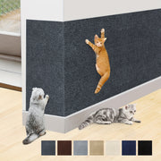 Polyester Cat Scratching Mat Self-Adhesive Durable Felt Wall and Furniture Scratch Pad Multi-Size Pack