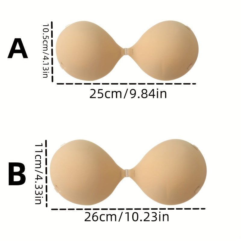 Reusable Self-Adhesive Nipple Covers for Lift Strapless Push-Up Breast Pasties