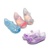 Girls' Bowknot Sandals Breathable Non-Slip Summer Casual Beach Shoes