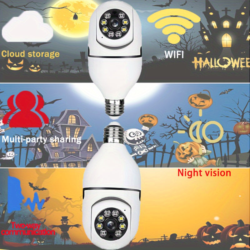 Smart WiFi Camera with Night Vision Two-Way Audio Wide Angle Lens for Real-Time Monitoring