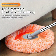 Adjustable Dust Mop 190.5cm with 4 Washable Heads for Floor Wall Ceiling Cleaning