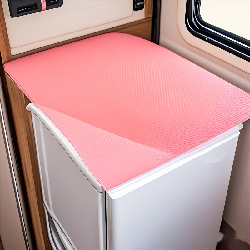 4-Pack Non-Slip Refrigerator Drawer Mats Washable Plastic Anti-Slip Shelves