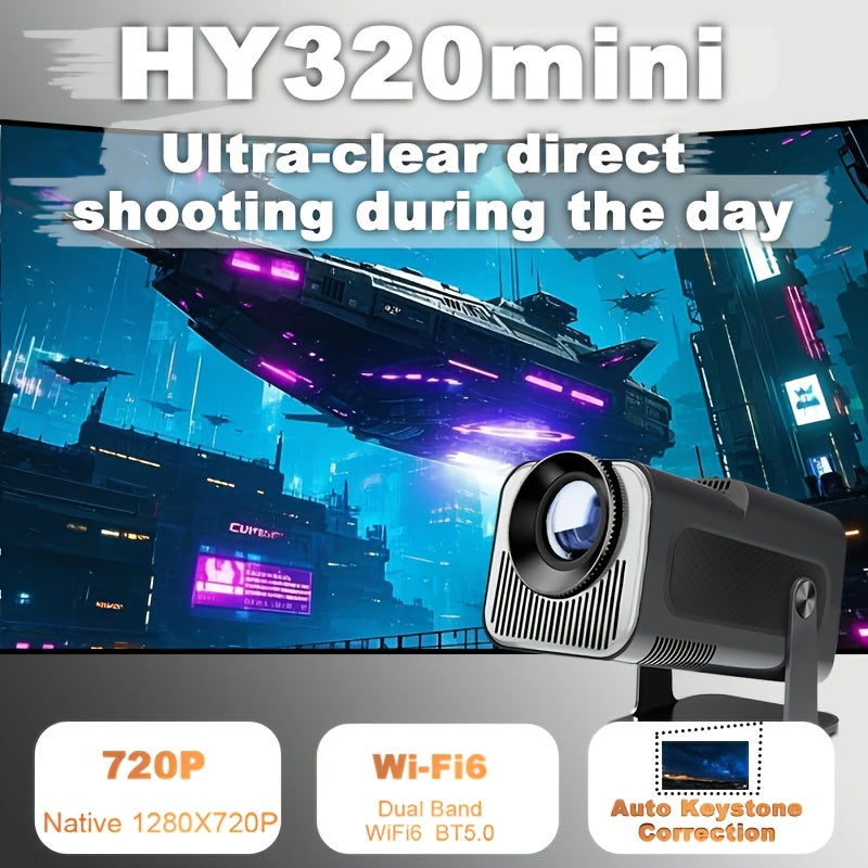 Mini Portable Projector 3D-Ready Home Theater Conference Teaching 200Lumen