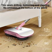 3-in-1 Push Broom with Long Handle for Sweeping Dusting and Mopping