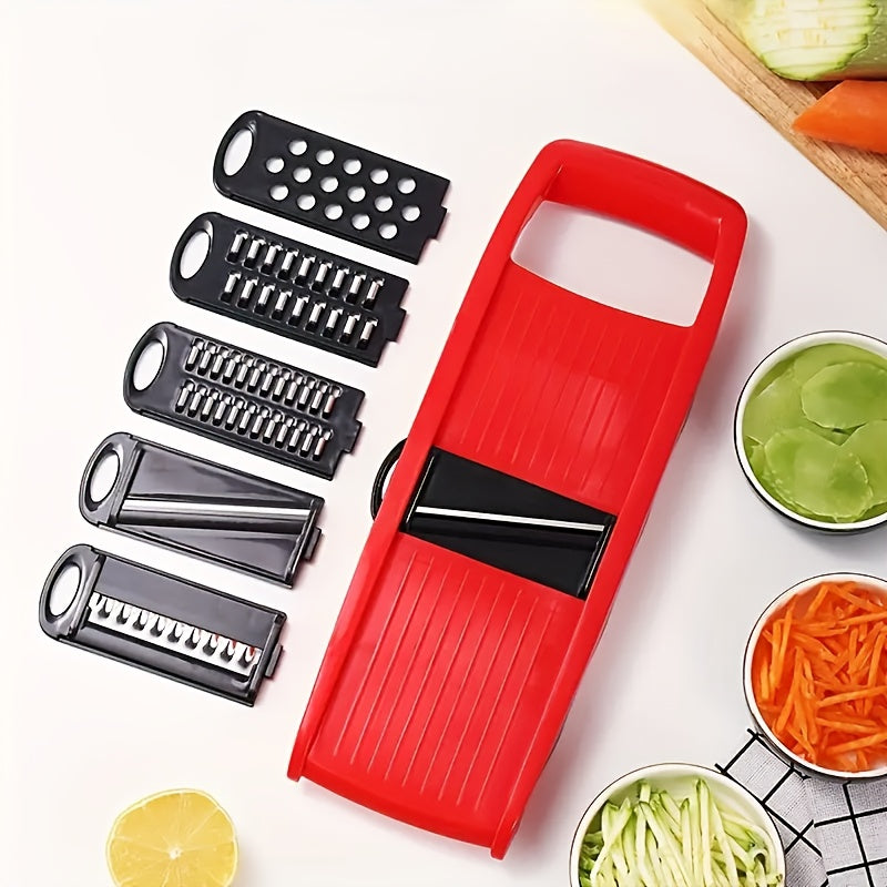 16-Piece Vegetable Shredder and Food Slicer Set with Interchangeable Blades Kitchen Utensils