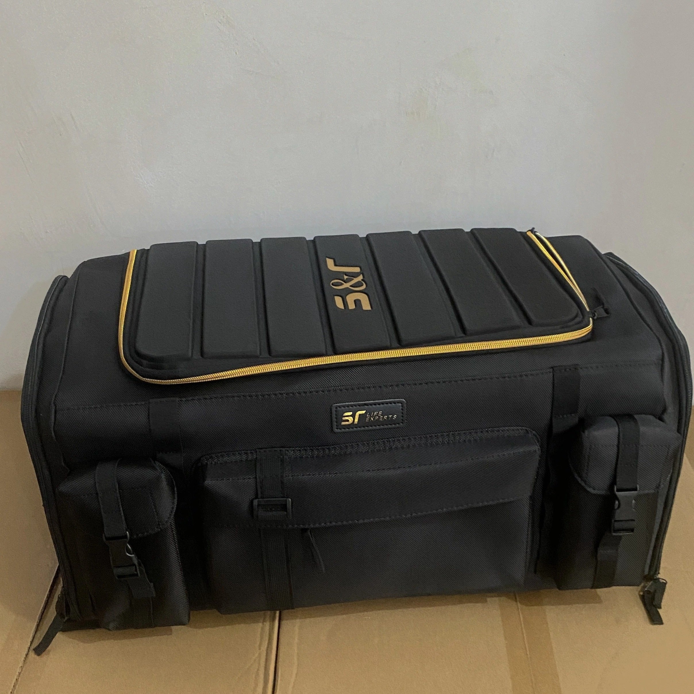 Folding Car Trunk Organizer Durable Textile Storage Box for Vehicle and Home