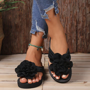 Women's Floral Flip-Flops Summer Beach Slides Casual Open Toe Sandals