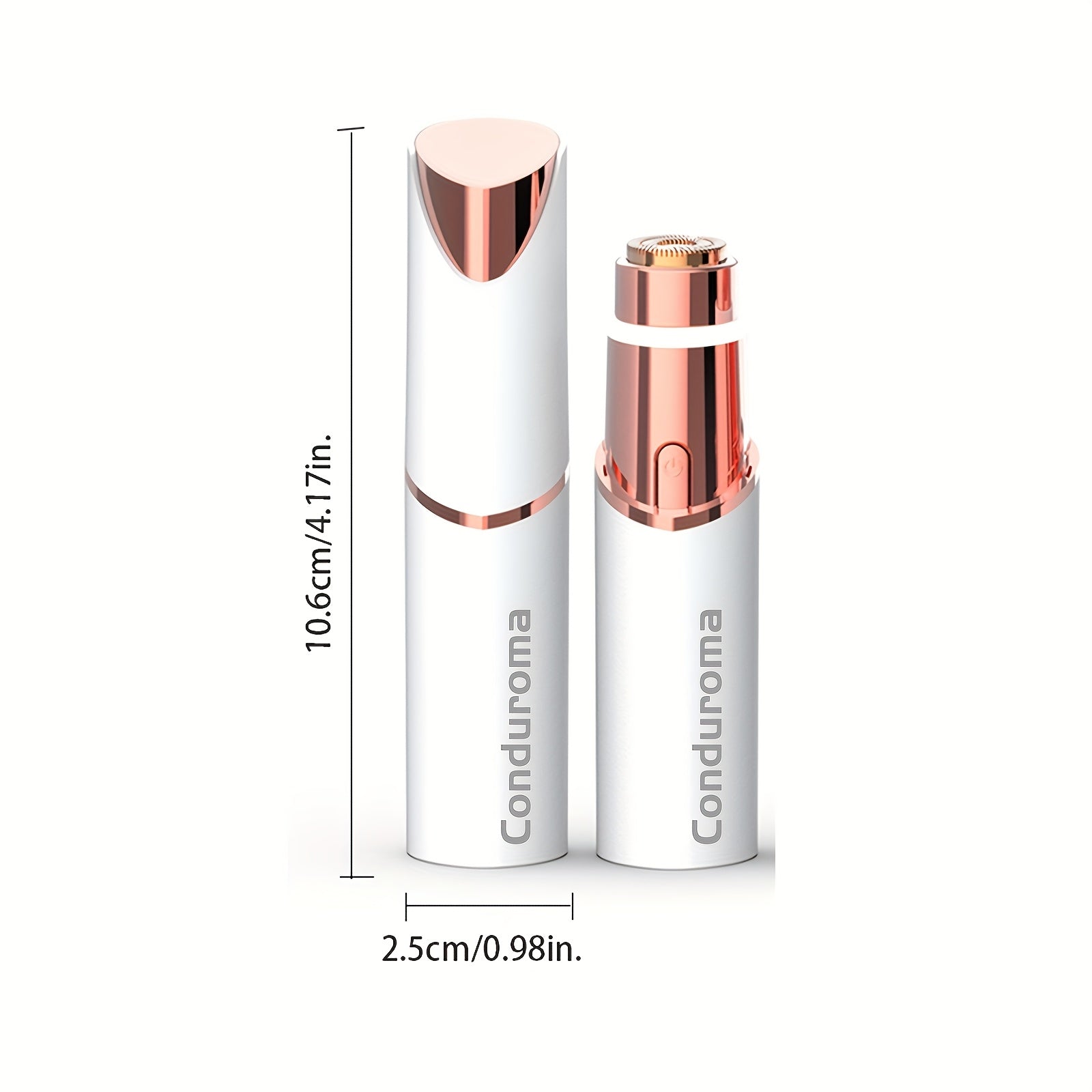 Women Painless Facial Hair Remover with LED Light Rechargeable Electric Razor