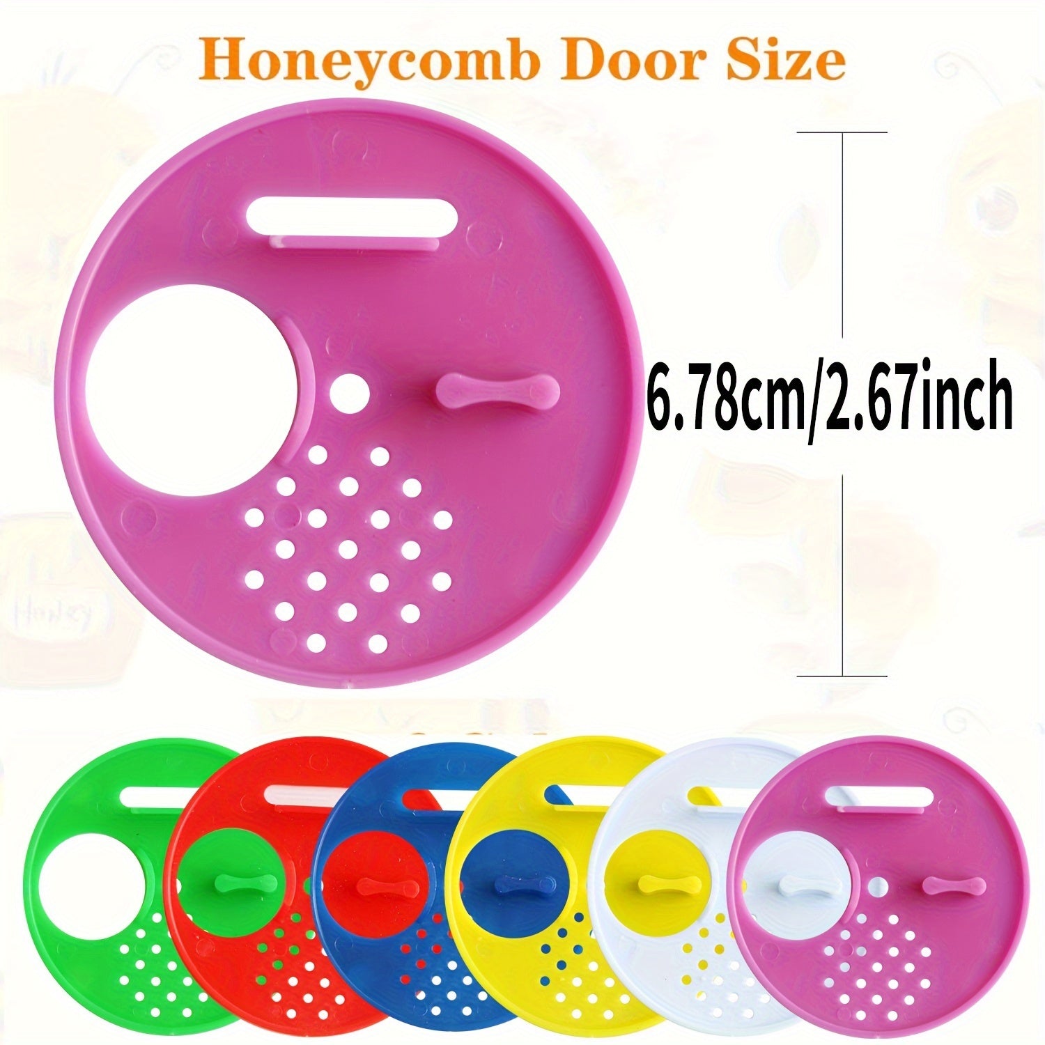 30 ta plastik arı uyiga kirish eshigi, Nuc qutilari, arı to'plamlari va arı uyalar uchun