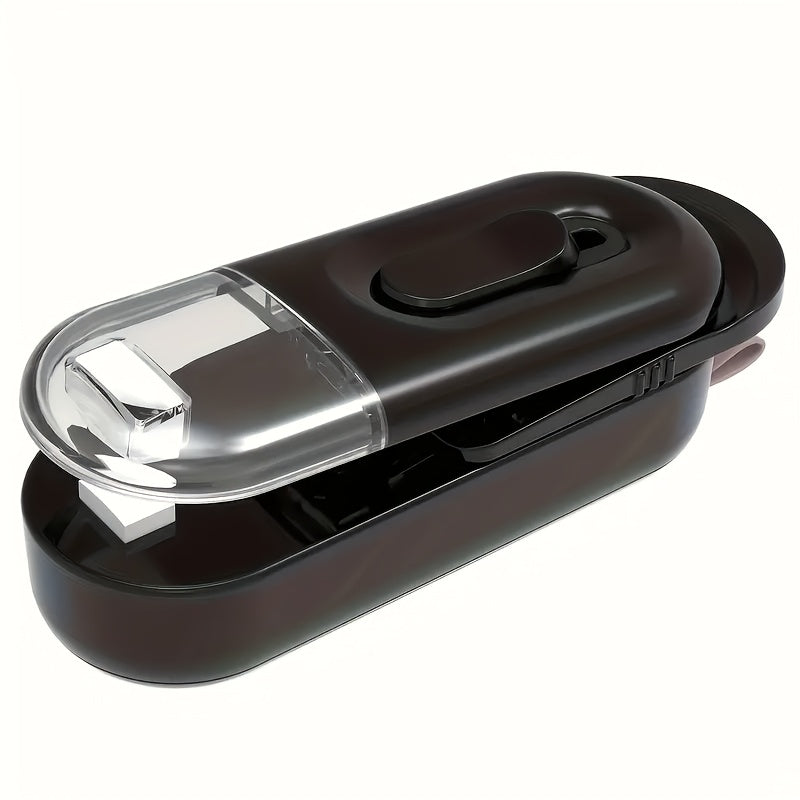 Portable Food Sealer with Cutting Function 9W Battery Operated for Snacks and Kitchen Staples