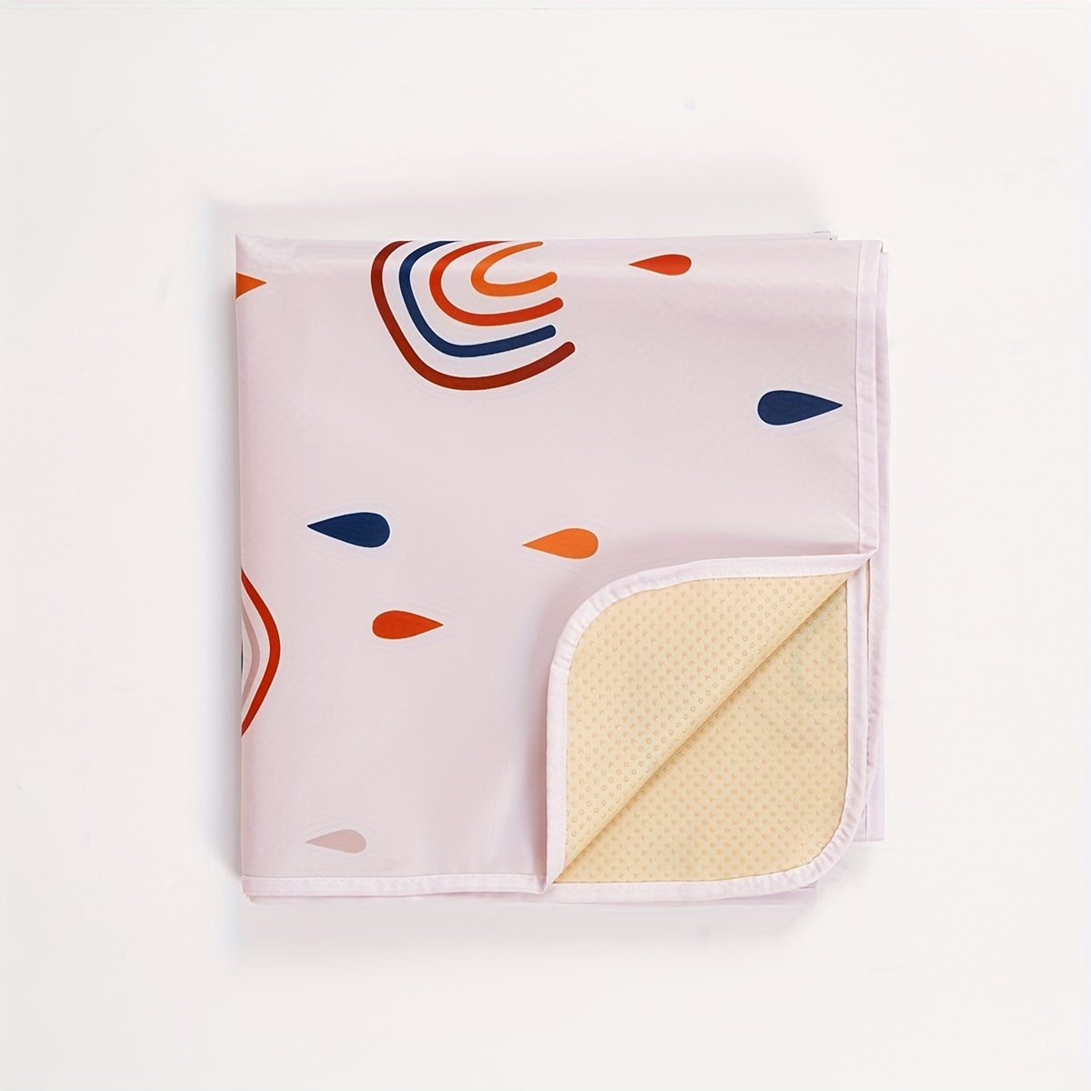 Waterproof Baby Floor Mat for Spills and Messes 43x43 Inches Non-Slip Washable Toddler Play Mat