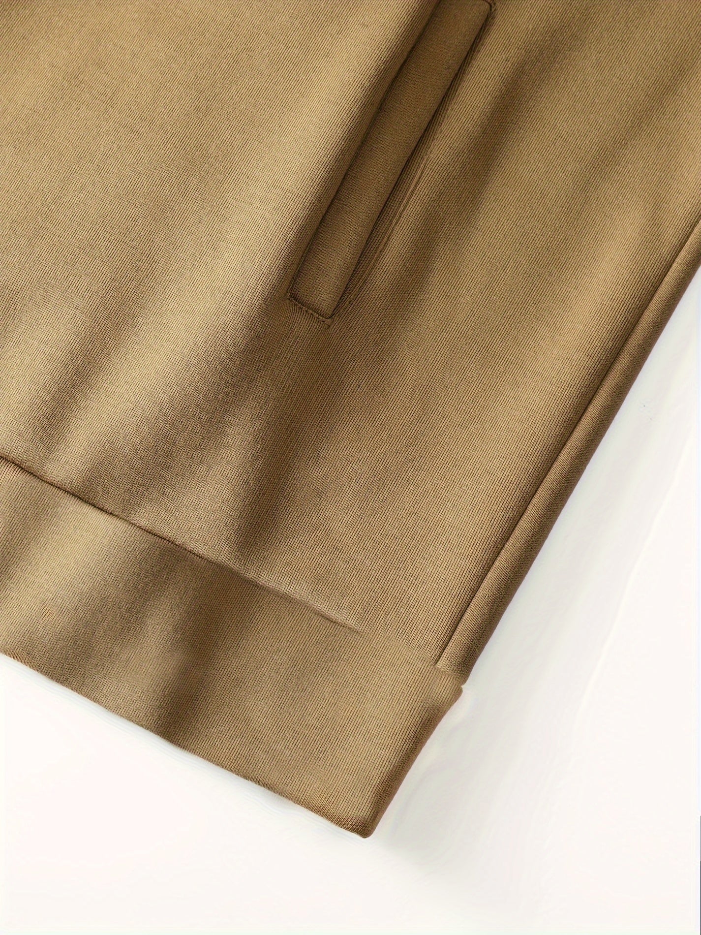 Men's Plus Size Color Block Full Zip Hoodie with Drawstring Long Sleeves