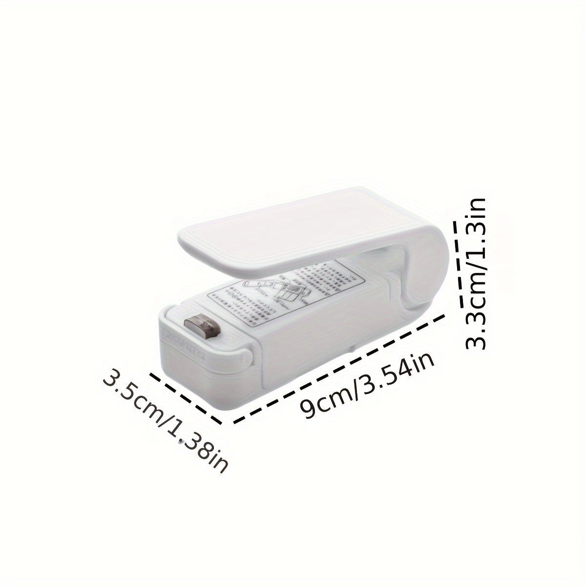 Uy uchun mo'ljallangan, kompaktdan qo'l bilan ishlash uchun snack sumkasi yopish, namlikka chidamli, batareyasiz