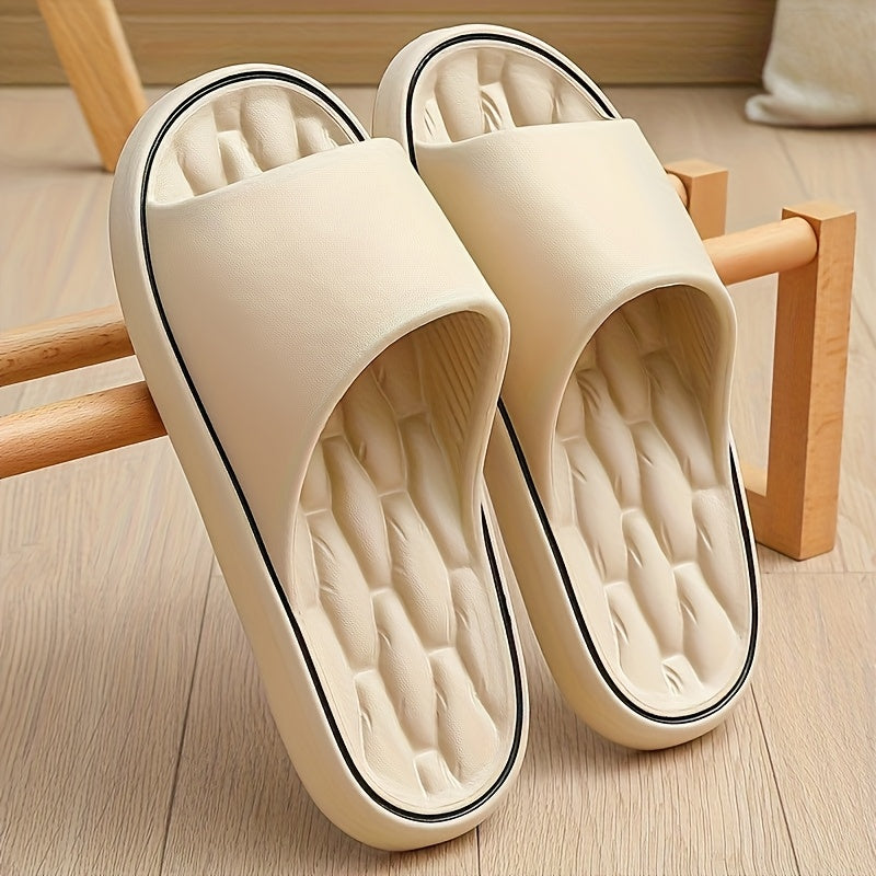 Men Women Soft Bottom Slippers Lightweight EVA Indoor Bathroom Shoes