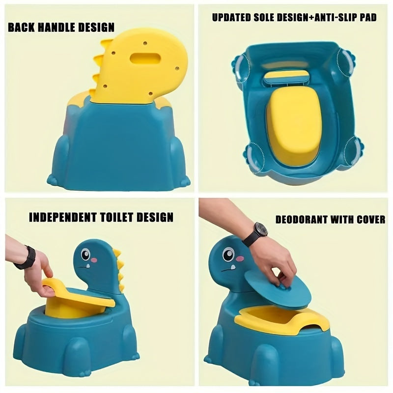 Dinosaur Themed Potty Training Seat for Toddlers with Training Toilet