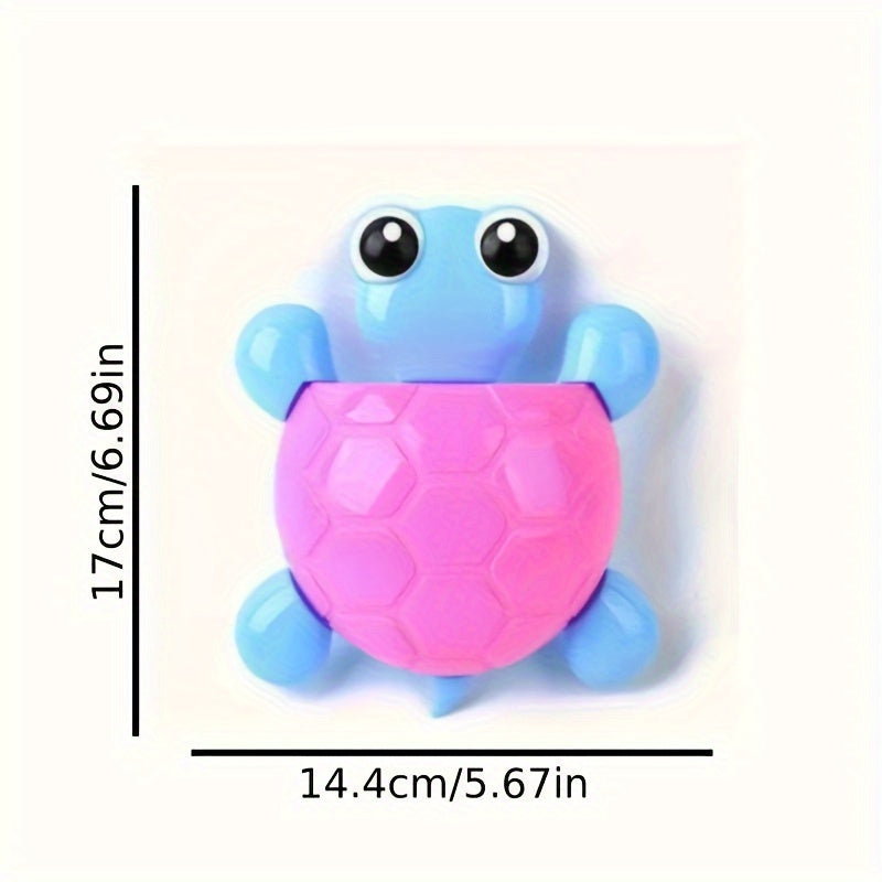 Turtle Design Suction Cup Toothbrush Holder for Halloween and Christmas Decor